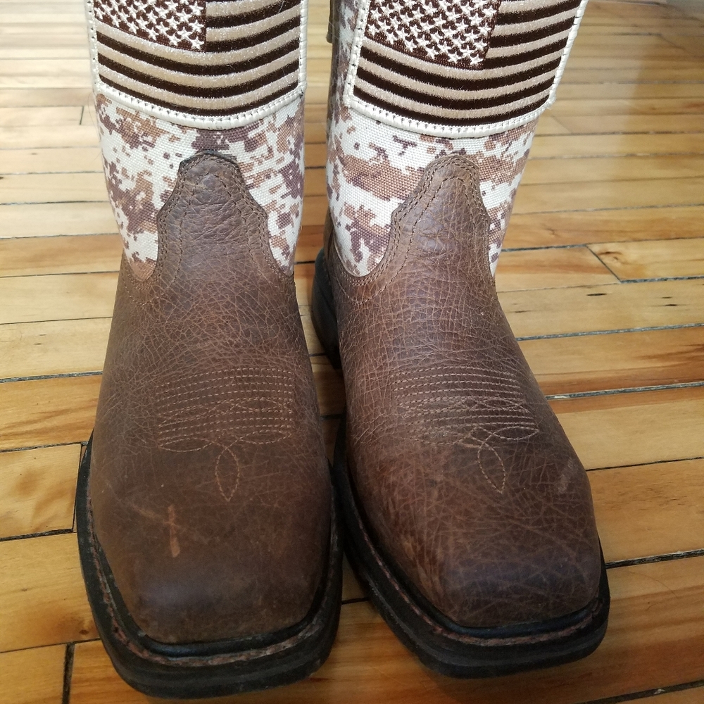Ariat Patriot Workhog Steel Toe Boots